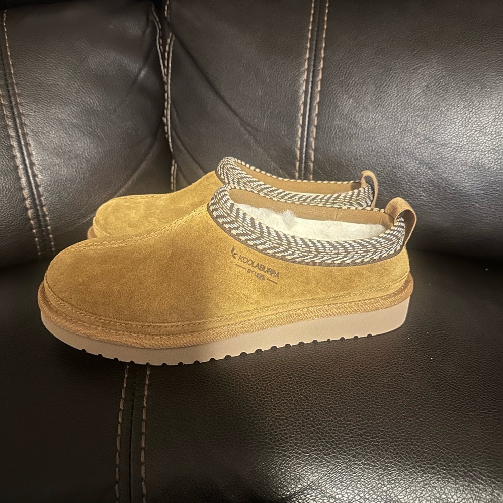 Koolaburra Tan Slip-On Shoes